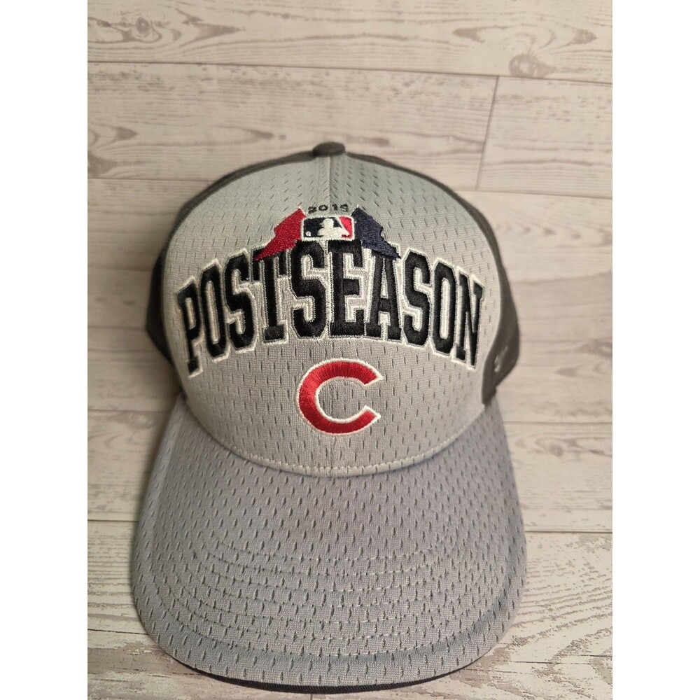 Chicago Cubs 2015 Post Season Grey Snapback Cap‎